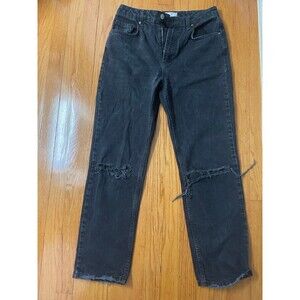 We The Free black mid rise black jeans 27